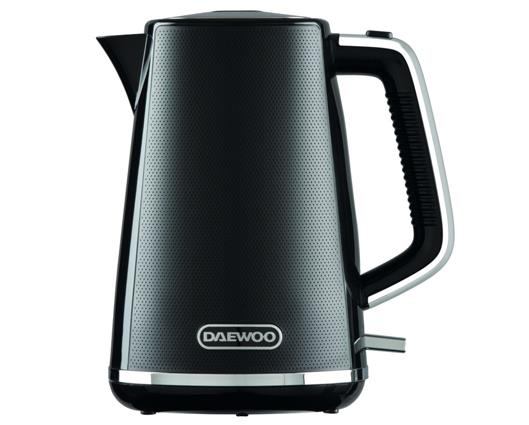 Daewoo Stirling 1.7L 3KW Jug Kettle Black