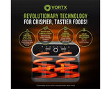 Tower 8 Litre Dual Basket Air Fryer with Viewing Windows