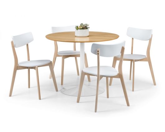 Bold White & Clara Dining Set