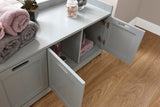 Classic Grey 3 Door Storage Unit