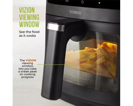 Vortx 8L Vision Air Fryer Digital Black