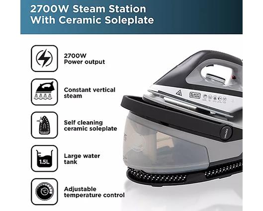 Black + Decker 1.5L Steam Generator Iron