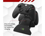 Xbox Series S 512GB Console with Twin Charging Dock with 2x Rechargeable Battery Packs