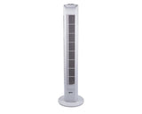 Igenix 30" Tower Fan with 7 Hour Timer and Remote Control - White