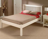 Barcelona Small Double Bed LFE - Stone White
