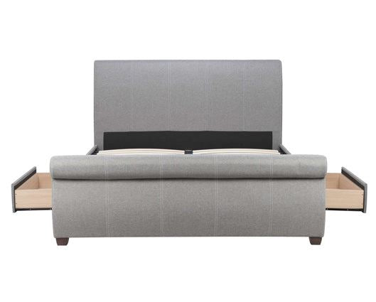 Lancaster Storage King Bed - Grey