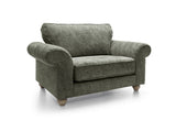 Iris Love Seat - Rifle Green