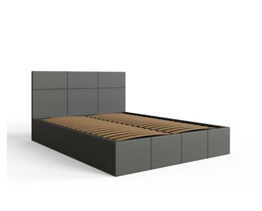 Serena Small Double Side Lift Ottoman Bed-Grey
