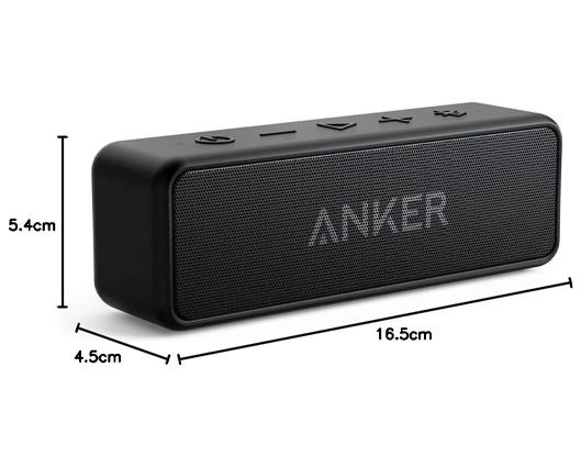 Soundcore Anker 2 Portable Bluetooth Speaker - Black