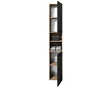 Vista Tall Cabinet Viking Oak & Black