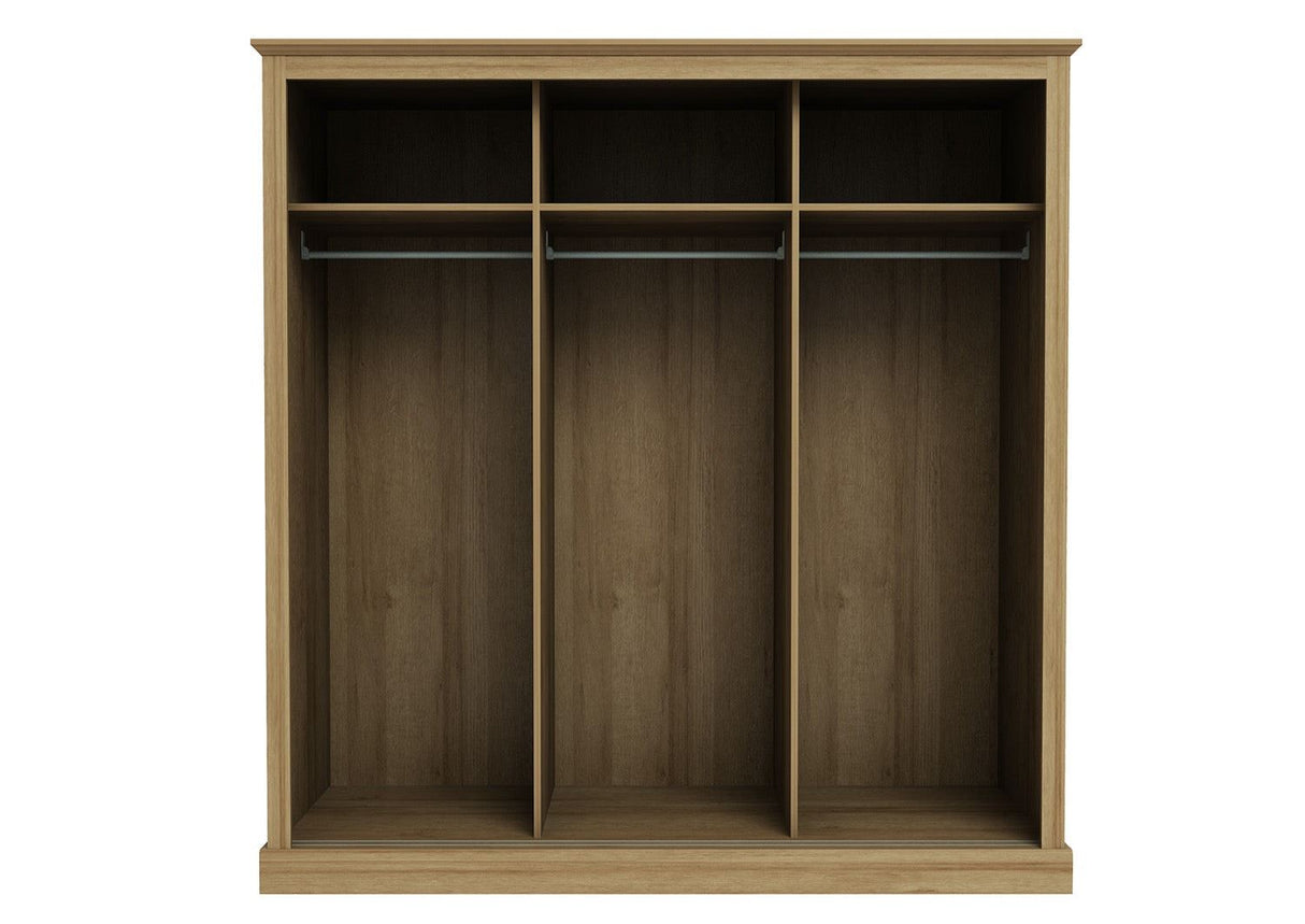 Dagwood 3 Door Sliding Wardrobe Oak