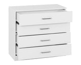 DAKOTA 3 DOOR WARDROBE BEDROOM SET - WHITE
