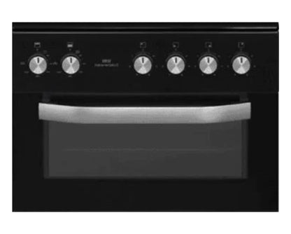 New World NWMID53CB 50cm Twin Cavity Electric Cooker with Ceramic Hob