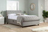 Charlton Side Lift Ottoman King Bed - Grey