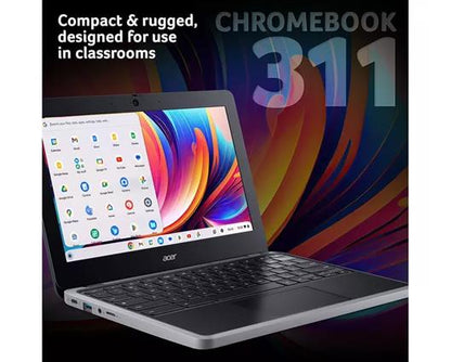 ACER 311 11.6” Chromebook Kompanio 528, 64GB Black