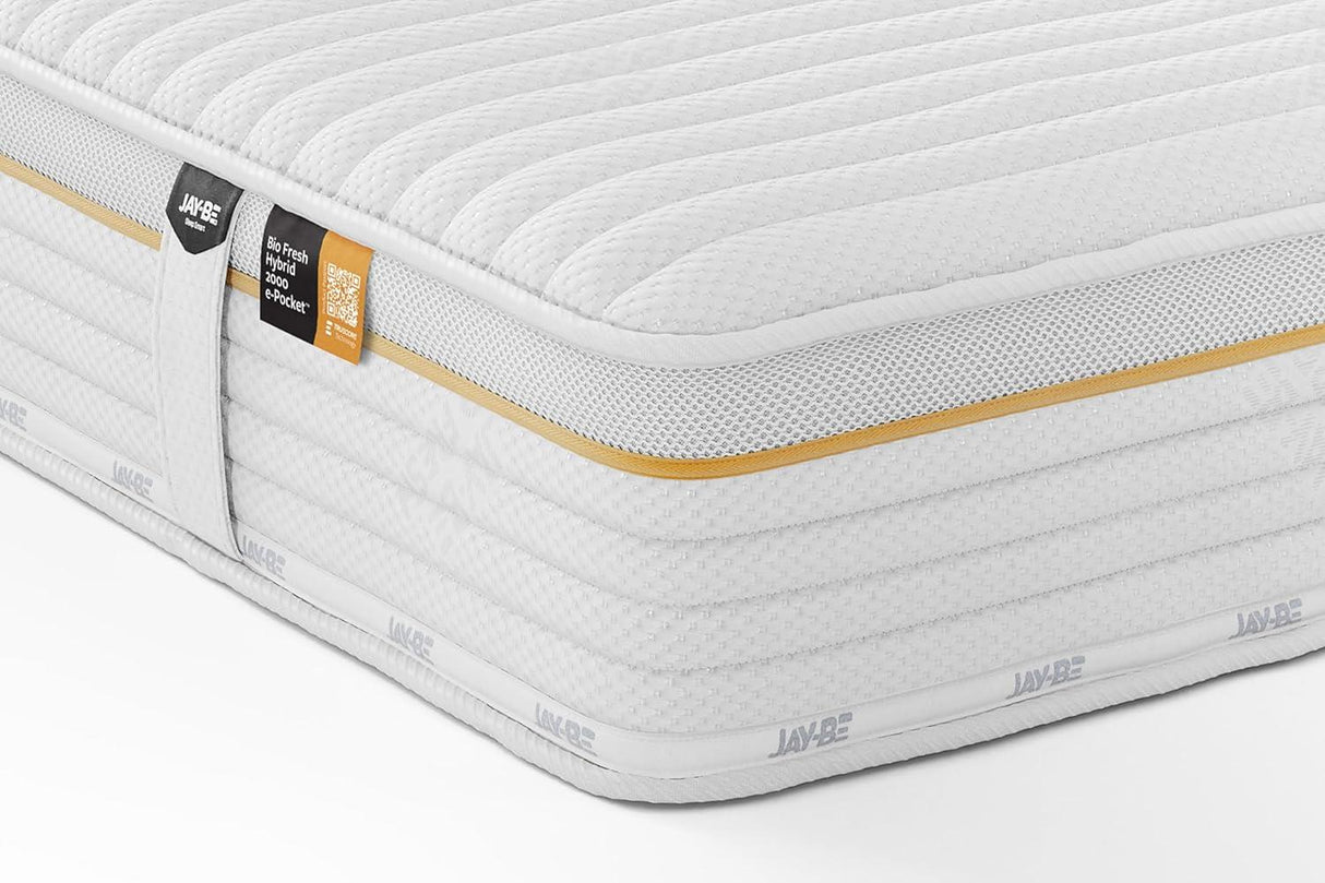 Jay-Beï¿½ Bio Fresh Hybrid 2000 e-Pocket Eco-Friendly Mattress - Single