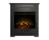 Hallie Inset Stove in Black with Remote