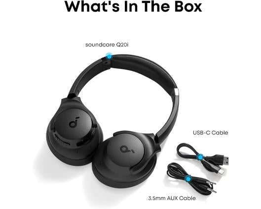 Soundcore Anker Noise Cancelling Headphones - Black