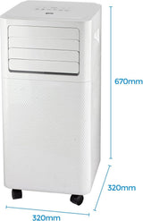 Igenix 7000 BTU Portable Air Conditioner, heating & dehumidifier