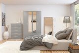 Larz 5 Drawer Chest - Grey