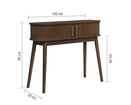 Axel Console Table - Walnut