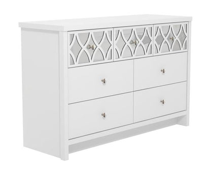 Arlo 3+4 Drawer Chest- White