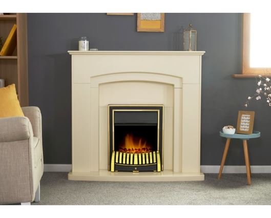 Egan Electric Fire in Brass