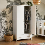 Nina 3 Piece Room Set & Underdrawer - White Wash