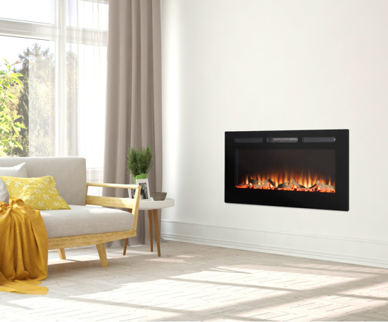 Orson Inset/Wall Mounted Fire,42"