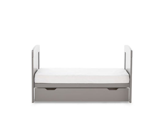 Grady Mini Cot Bed & Under Drawer - Taupe Grey