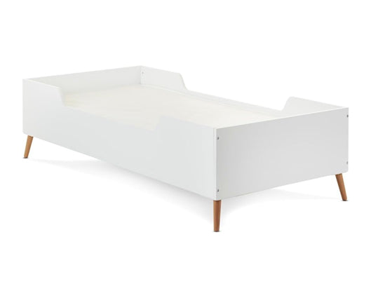 Maura Toddler Bed - White with Natural