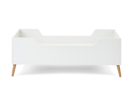 Maura Single Bed - White with Natural