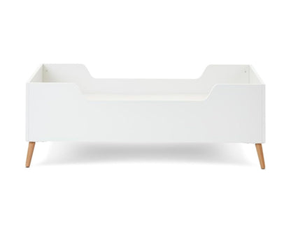 Maura Single Bed - White with Natural