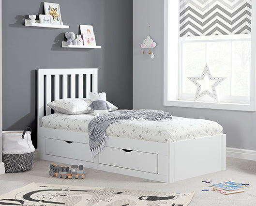 Alton Single Bed - White