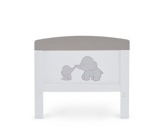 Elephants Grey Cot Bed & Under Drawer