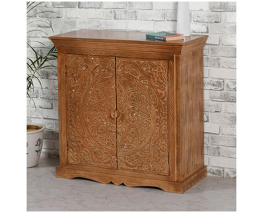 Athena Mango Wood Sideboard with 2 Doors