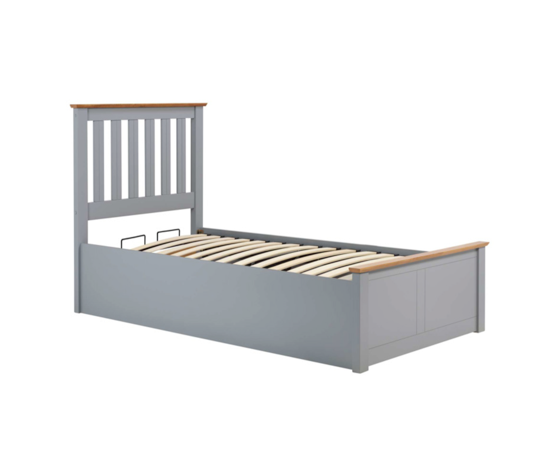 Phoenix Single Bed- Stone Grey