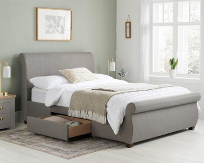 Lancaster Double Bed - Grey