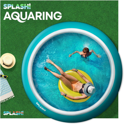 SPLASH!10ft AquaRing Inflatable Paddling Pool