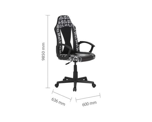 Stromtrooper Chair- Black & White