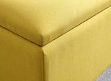 Scorento Ottoman Storage Unit-Mustard