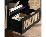 Noah 2 Door 1 Drawer TV Unit - Black