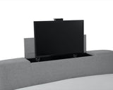 Mayfair TV King Bed - Grey