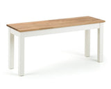 Cacey Bench-White & Oak