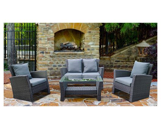 Valencia 4PC Grey Set