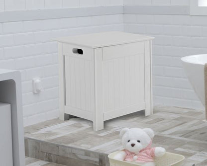 Asher Laundry Cabinet White