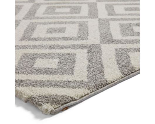 Gino Grey/White - 160cm x 220cm