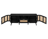 Noah 2 Door 1 Drawer TV Unit - Black
