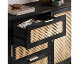 Noah 2 Door 3 Drawer Sideboard - Black