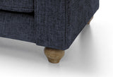 Iris 3 Seater Sofa - Dark Blue